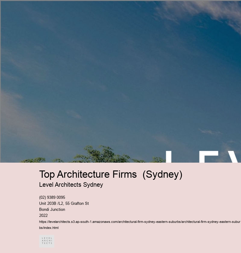 Top Architecture Firms Eastern Suburbs (Sydney)